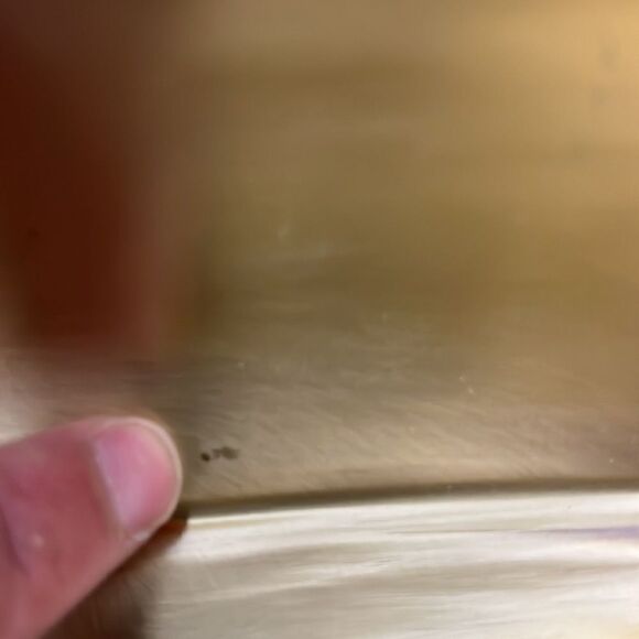 Williams Sonoma Olive leaf brass small tray - Picture 7 of 11